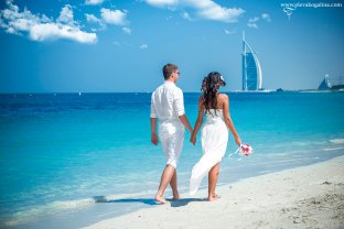 Любовная историия,море,Парус,счастье,фотосессии в Дубаи молодожёнов,фотограф в Дубай Плевако Галина