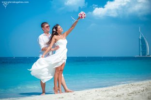 Любовная историия,море,Парус,счастье,фотосессии в Дубаи молодожёнов,фотограф в Дубай Плевако Галина